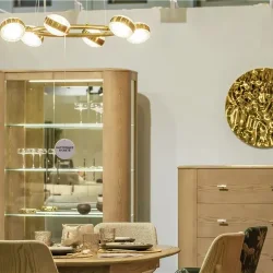 Подвесной светильник Mind 3000К 60Вт (Латунь)