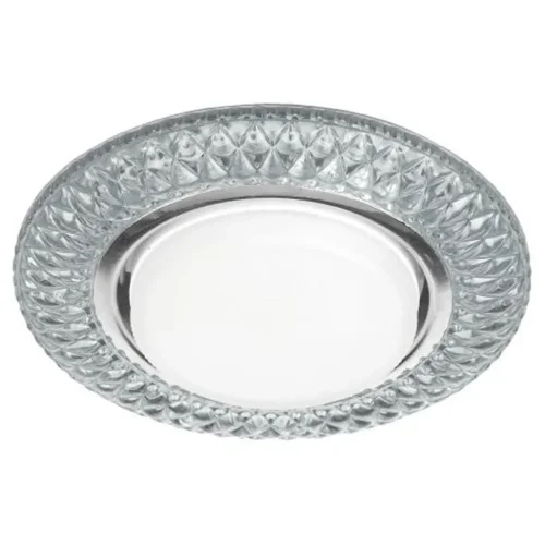 Светильник светодиодный точечный DK LD23 SL/WH GX53 декор со светодиод. подсветкой прозр. ЭРА Б0029627 - фото 3