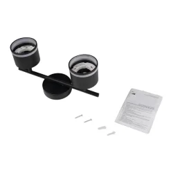 Светильник PCL-0702 max 20Вт (каждая лампа) 2xGX53 IP20 230В BL настен./потолочн. декор. под лампу JazzWay 5066809