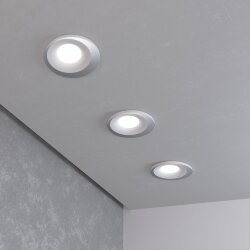 Встраиваемый точечный светильник 124 MR16 белый/серебро (053357)