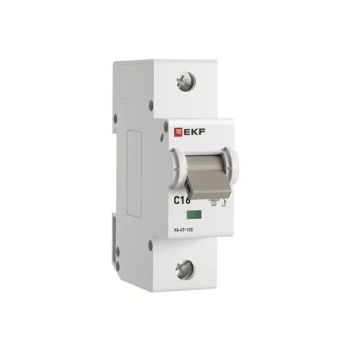 Выключатель автоматический 1п C 16А 15кА ВА 47-125 PROxima EKF mcb47125-1-16C - фото 2