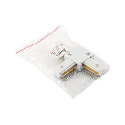 Соединитель для шинопровода T-образный, белый, Denkirs TR1103-WH