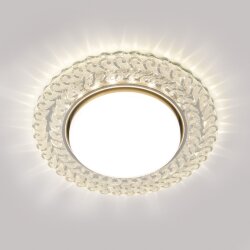 Встраиваемый точечный светильник с LED подсветкой 3027 GX53 CL прозрачный (043158)