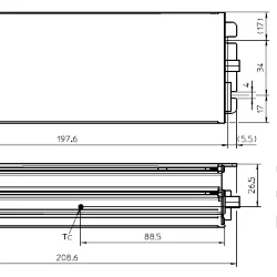 Драйвер влагозащищённый для светодиодов 240W/530-1050мА 115-349V IP67 | потенциометр | ECXe 1050.456 | - Vossloh-Schwabe