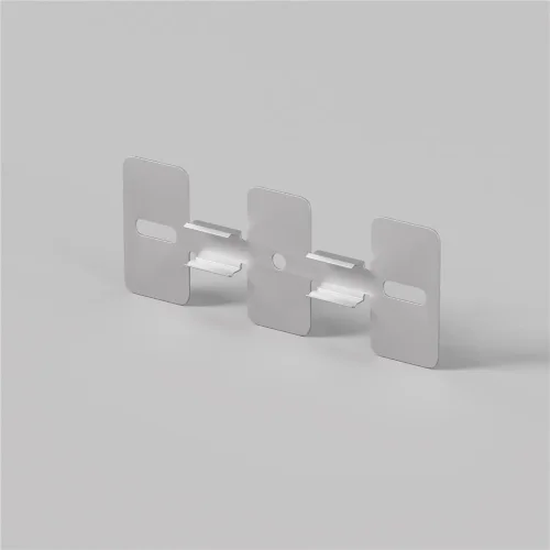 Комплект креплений (для профиля 35×66) 4 шт., ALM-3566-MT 642080 (Серебро) - фото 2