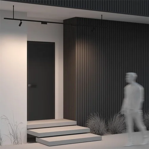 Жесткий подвес для уличной трековой системы Elasity IP (Черный) - фото 5