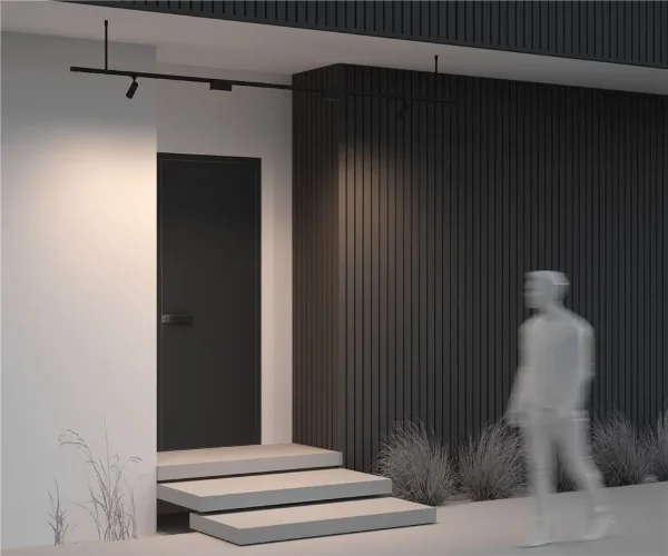 Жесткий подвес для уличной трековой системы Elasity IP (Черный) - фото 8