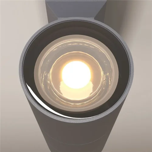 Настенный светильник (бра) Bowery GU10х2 50Вт IP 54 (Серый) - фото 7