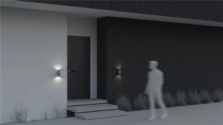 Настенный светильник (бра) Bowery GU10х2 50Вт IP 54 (Серый) - фото 14