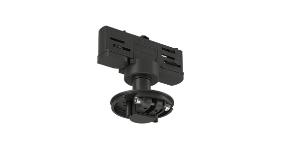Крепление сменное М2 для светильников VILLY, трековое трехфазное, цвет Черный, VL-M2-3-BL. Фото 2