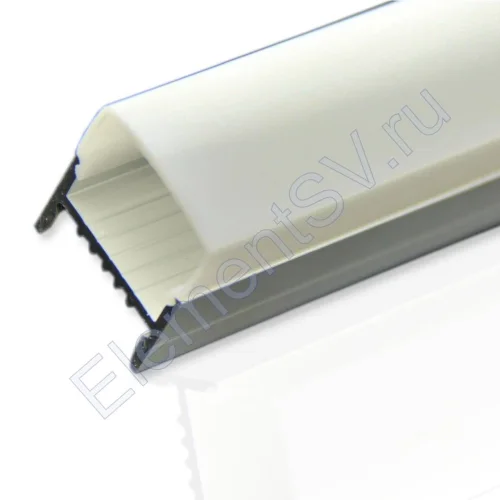 Алюминиевый профиль D002 979 (2000х19,5х23,5мм с рассеивателем) - фото.