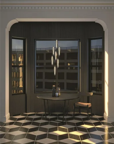 Подвесной светильник Verticale 3000К 8Вт (Хром) - фото 5