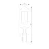Светодиодная лампа G4 LED 5W 220V 4200K стекло BLG420 - фото 2