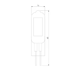 Светодиодная лампа G4 LED 5W 220V 4200K стекло BLG420 (058841)