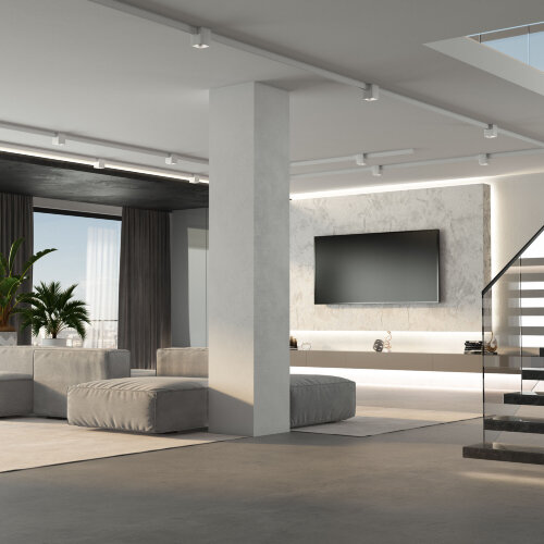 Трековый светильник 12W 4200K Solo белый Slim Magnetic - Фото 4