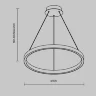 Подвесной светильник Рим / Rim 3000-4000К 36Вт (Черный) MOD058PL-L32BK - фото 11