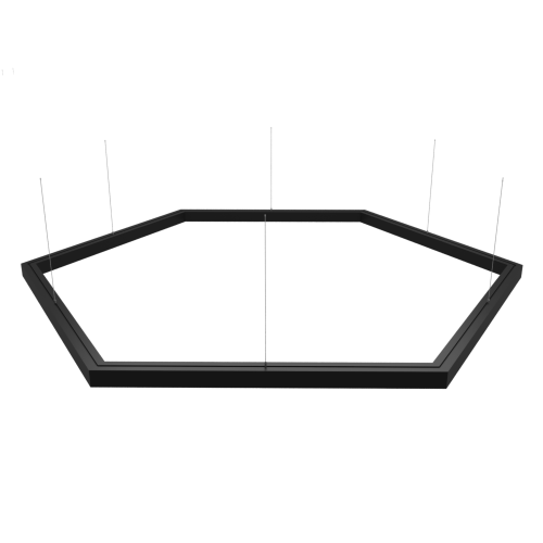 Светильник WOLTA PRO КОНТУР ГЕКСА ДСО03-216-501-5К-Ч Матовый - фото 3.