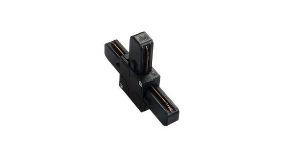 'T-Коннектор для однофазных накладных трековых систем,черный, KXZ-BL-T. Фото 2