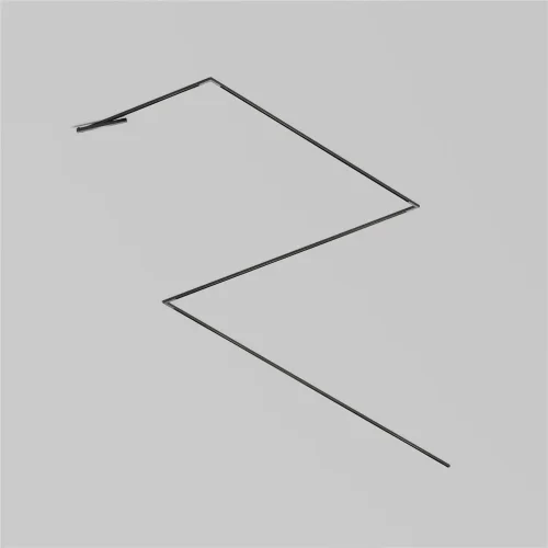 Шинопровод 1 м Exility X накладной, черный (Черный) TRX239-411B - фото 5