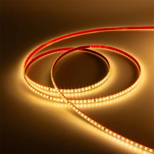 Светодиодная лента 220VAC, 2835, 120led/m, 4.8W/m, warm white 3000K, A118, IP67, 10mm, со скотчем - фото I