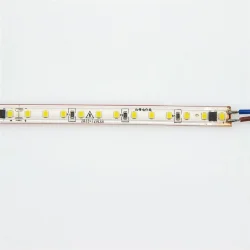 Светодиодная лента 220VAC, 2835, 120led/m, 4.8W/m, warm white 3000K, A118, IP67, 10mm, со скотчем