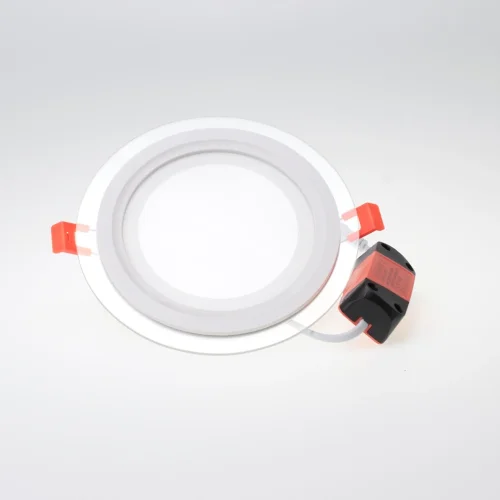 Светодиодный светильник встраиваемый B2 (220V, 12W, day white, круглый D160mm, стеклянная рамка) - фото II