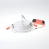 Светодиодный светильник встраиваемый B2 (220V, 12W, day white, круглый D160mm, стеклянная рамка) - фото III