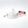 Светодиодный светильник встраиваемый B2 (220V, 12W, day white, круглый D160mm, стеклянная рамка) - фото III