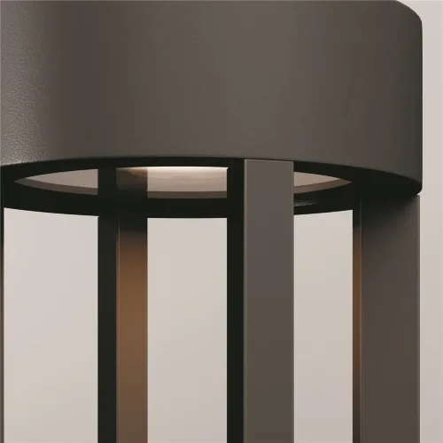 Настенный светильник (бра) Vint 3000K 9Вт IP 65 (Графит) - фото 9