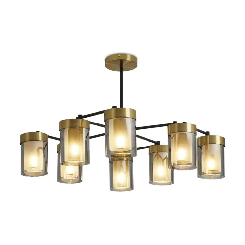 Подвесной светильник Freya FR5432PL-08BBS (Черный и Латунь) - фото 7