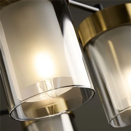 Подвесной светильник Freya FR5432PL-08BBS (Черный и Латунь) - фото 4