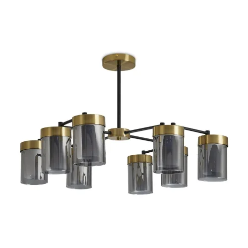 Подвесной светильник Freya FR5432PL-08BBS (Черный и Латунь) - фото 6