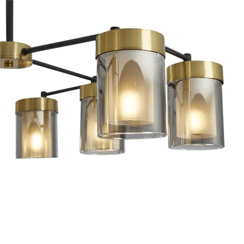 Подвесной светильник Freya FR5432PL-08BBS (Черный и Латунь) - фото 7