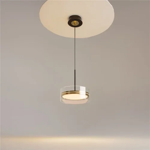 Подвесной светильник Dress code 3000К 18Вт (Черный и Латунь) - фото 5