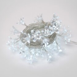 ULD-S0700-050-DTA WHITE IP20 WHITE SAKURA Гирлянда светодиодная с контроллером Сакура белая, 50 светодиодов, 7 м, белая.IP20.провод прозрачный