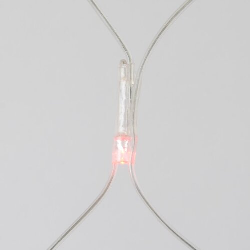 ULD-N2520-240-DTA RED IP20 Сетка светодиодная с контроллером, 240 светодиодов, 2.5х2 м, красная, IP20, провод прозрачный - фото 3