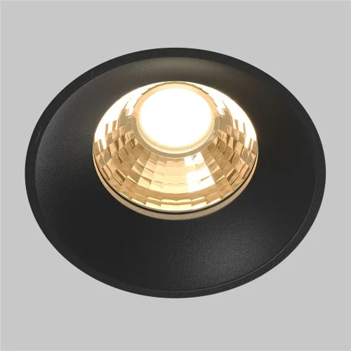 Встраиваемый светильник Round 2700K 12W 60° (Черный) - фото 2