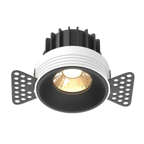 Встраиваемый светильник Раунд / Round 12 Вт 2700 К 60° (Черный) DL058-12W2.7K-TRS-B - фото