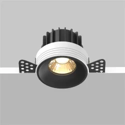 Встраиваемый светильник Раунд / Round 12 Вт 2700 К 60° (Черный) DL058-12W2.7K-TRS-B
