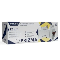 Выключатель нагрузки модульный 1п 25А PRIZMA TOKOV Electric TKE-PZ60-MDSI-1-25
