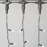 Гирлянда Занавес 2 x 3 м Белый 220В, 600 LED, Провод Черный Каучук 2,3мм, IP65. Фото 2.