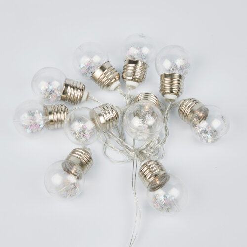 ULD-S1800-010-STB-3AA WARM WHITE IP20 RETRO BULBS Гирлянда светодиодная Лампочки ретро, на батарейках 3AA не в-к, 1.8м, 10 светодиодов, Теплый белый свет, Провод прозрачный, TM Uniel - фото 2