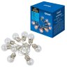 ULD-S1800-010/STB/3AA WARM WHITE IP20 RETRO BULBS Гирлянда светодиодная «Лампочки ретро», на батарейках 3AA (не в/к),1,8м. 10 светодиодов. Теплый белый свет. Провод прозрачный. TM Uniel - фото