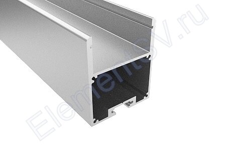 Профиль алюминиевый прямоугольный 4L-3567-S ANOD