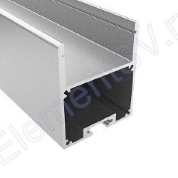 Профиль алюминиевый прямоугольный 4L-3567-S ANOD