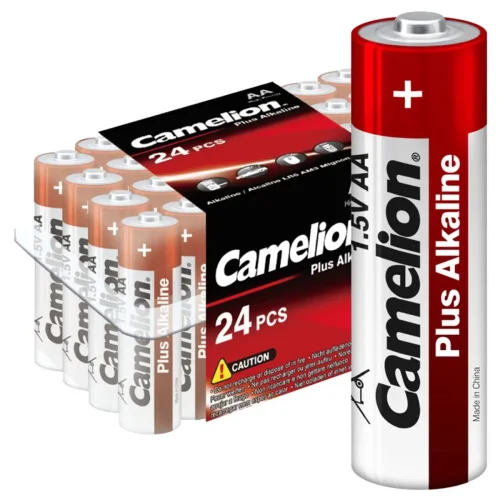 Элемент питания алкалиновый AA/LR6 1.5В Plus Alkaline LR6-PB24 (уп.24шт) Camelion 6752 - фото