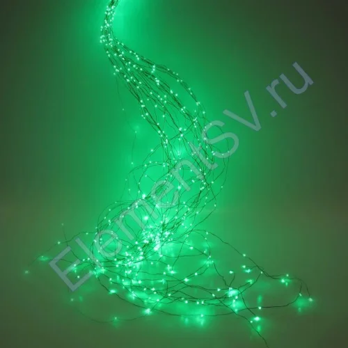 Светодиодная гирлянда Капелька (350Led, Green) - фото 3.
