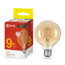 Лампа светодиодная LED-GL-95-deco gold 9Вт 230В Е27 3000К 1040Лм золотистая IN HOME - Фото 2