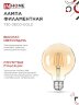 Лампа светодиодная LED-GL-95-deco gold 9Вт 230В Е27 3000К 1040Лм золотистая IN HOME - Фото 8