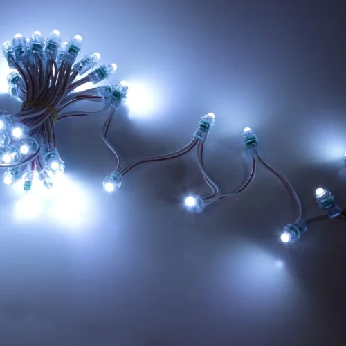 Светодиодный модуль пальчиковый MOD70 (12V, cool white, 9mm) - фото I